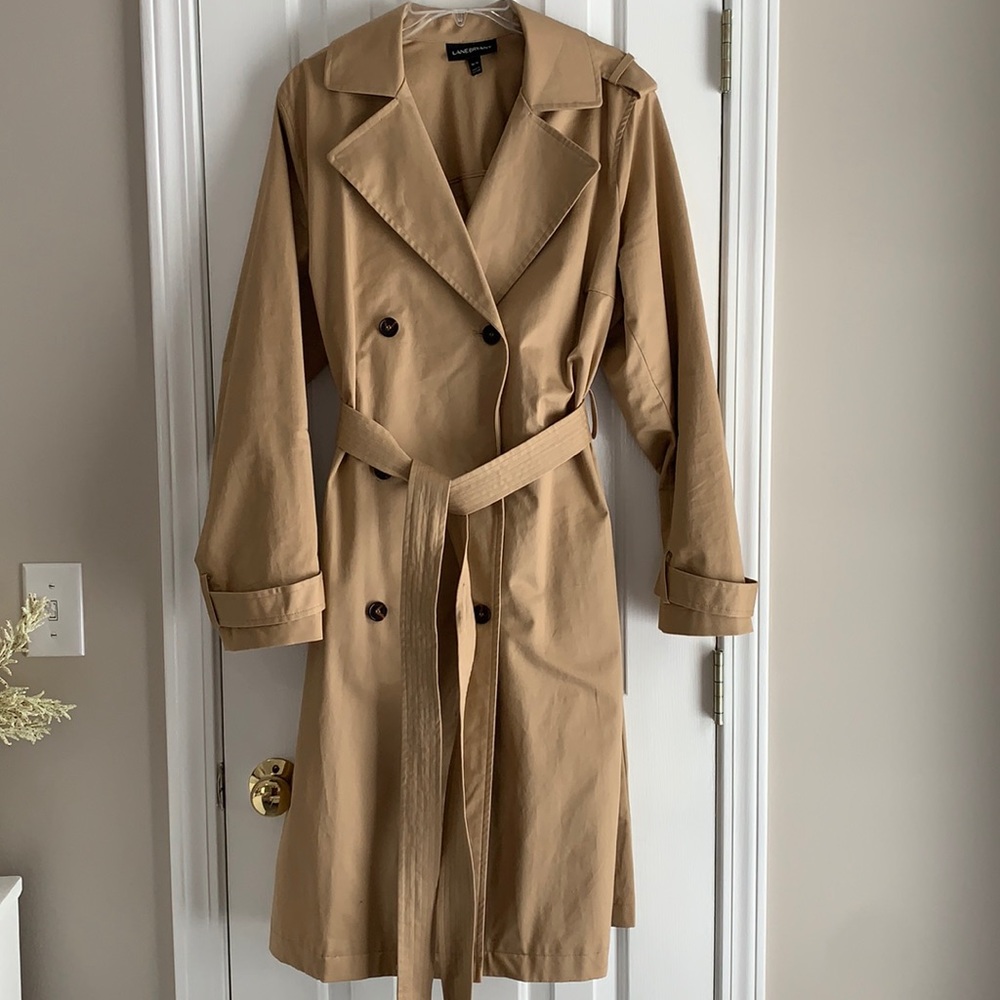 Long Camel Trench Coat